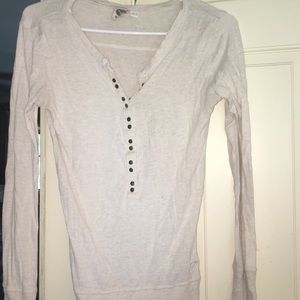 1/4 Button Down Long Sleeve